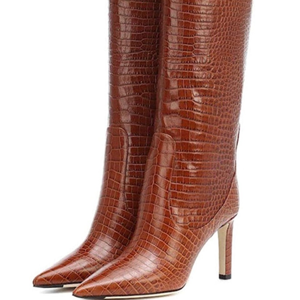 Croc Embossed boots from Amazon